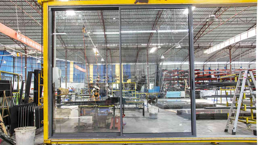 Aluguard Aluminum Minimalist style Sliding Patio Door  Debugging