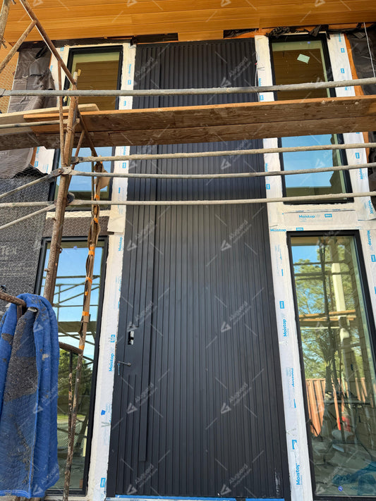  Installing a 5-Meter Fluted Aluminum Door 