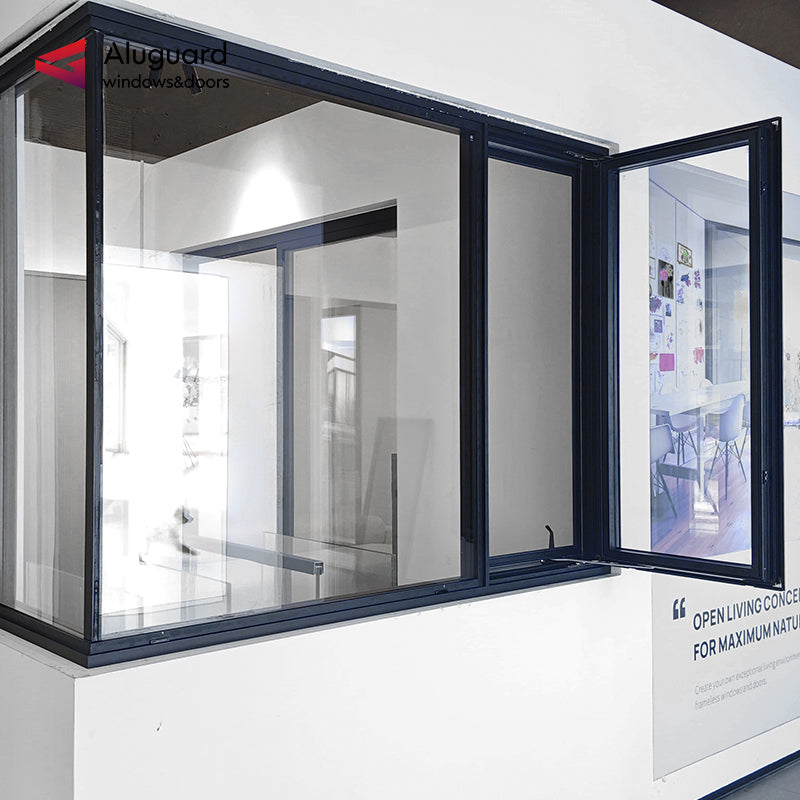 93 Modern Slim Frame Aluminum Crank Window System
