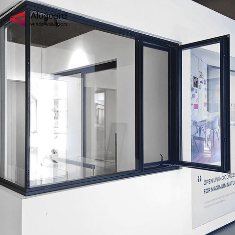93 Modern Slim Frame Aluminum Crank Window System