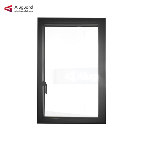 120 Customized Modern Aluminum Casement Window with Slim Frame & Large Glass Design
