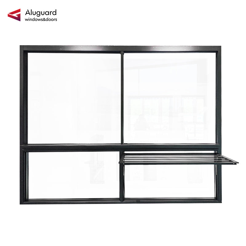 128 Luxury Minimalist Aluminum Sliding Window Design with Narrow Frame & Wide Viewing Area