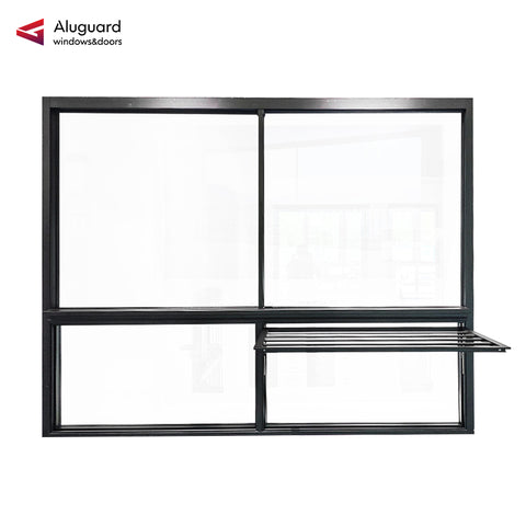 128 Luxury Minimalist Aluminum Sliding Window Design with Narrow Frame & Wide Viewing Area