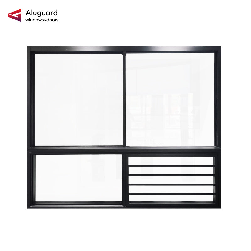 128 Luxury Minimalist Aluminum Sliding Window Design with Narrow Frame & Wide Viewing Area