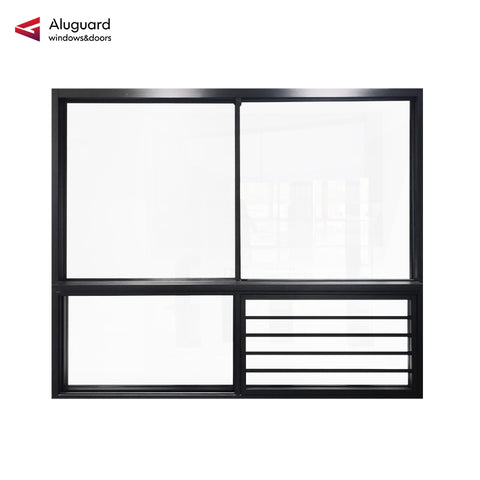 128 Luxury Minimalist Aluminum Sliding Window Design with Narrow Frame & Wide Viewing Area
