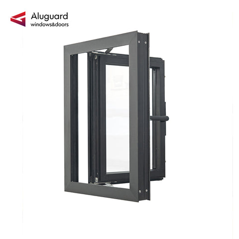 72 Minimalist Design Outward Opening Aluminum Casement Window System
