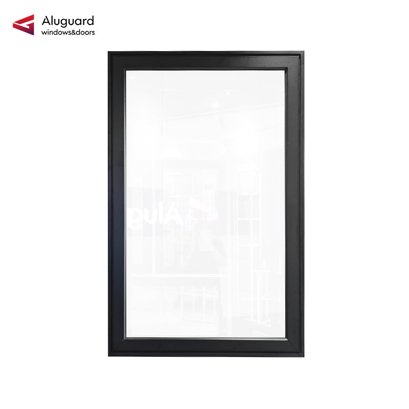120 Customized Modern Aluminum Casement Window with Slim Frame & Large Glass Design