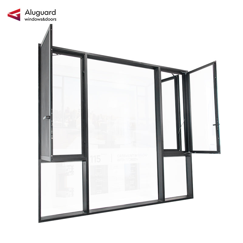 115 Customized Minimalist Aluminum Casement Window With Screen