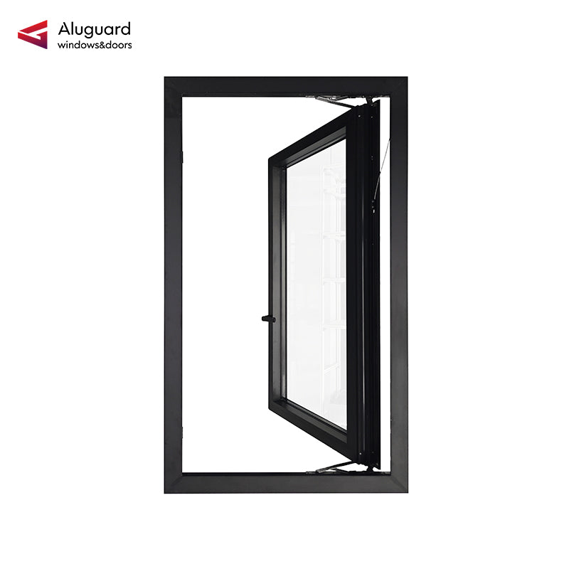 90 High-Performance Modern Dual Action Aluminum Window with Tilt & Turn Opening System