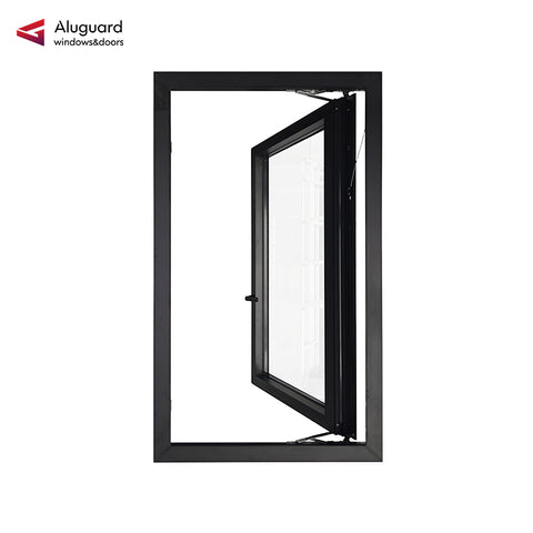 90 High-Performance Modern Dual Action Aluminum Window with Tilt & Turn Opening System