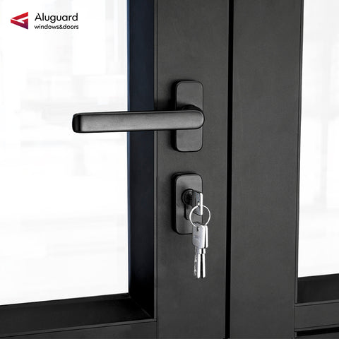 75 Customized Minimalist Aluminum Glass Patio Casement Hinged Doors