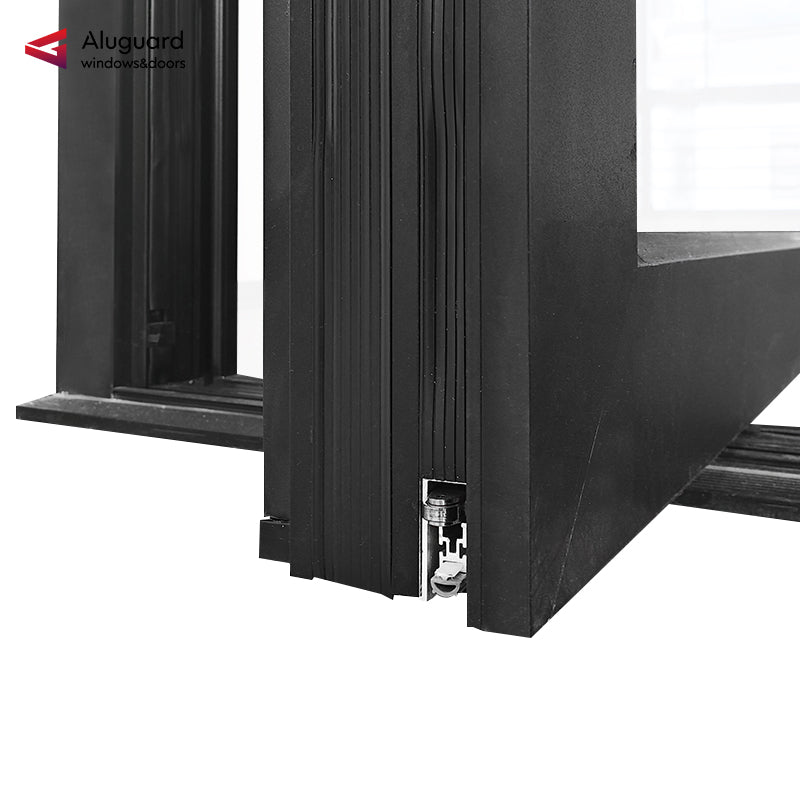 95 Customized Minimalist Aluminum Glass Patio Pivot Doors