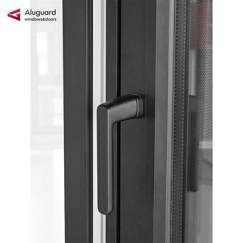 90 High-Performance Modern Dual Action Aluminum Window with Tilt & Turn Opening System