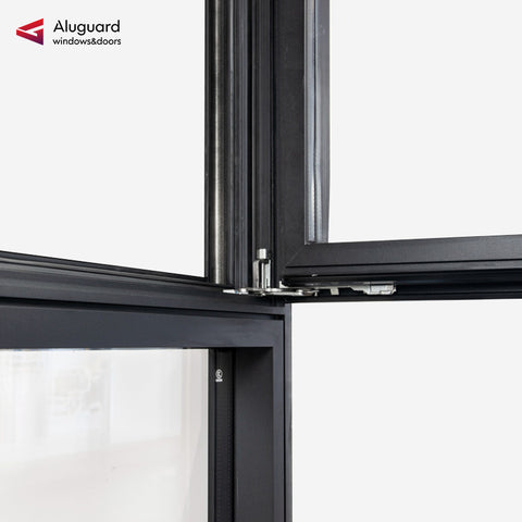 90 High-Performance Modern Dual Action Aluminum Window with Tilt & Turn Opening System