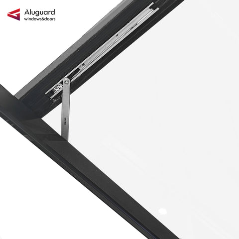 95 Customized Minimalist Aluminum Glass Patio Pivot Doors