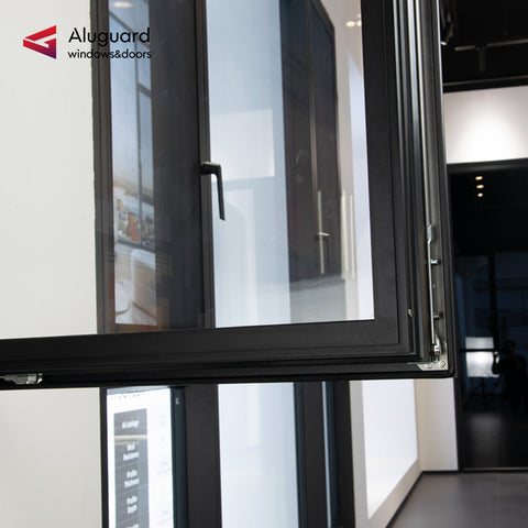 High-Performance Modern Dual Action Aluminum Window with Tilt & Turn Opening System