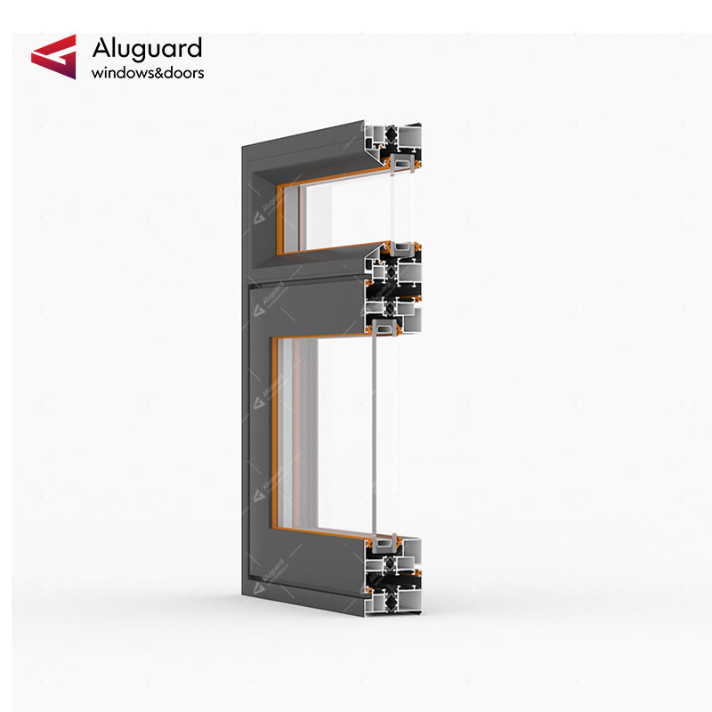 72 Minimalist Design Outward Opening Aluminum Casement Window System