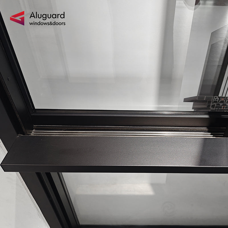 128 Luxury Minimalist Aluminum Sliding Window Design with Narrow Frame & Wide Viewing Area