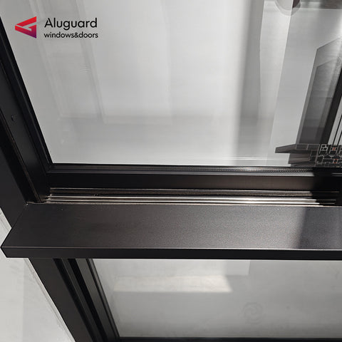 128 Luxury Minimalist Aluminum Sliding Window Design with Narrow Frame & Wide Viewing Area