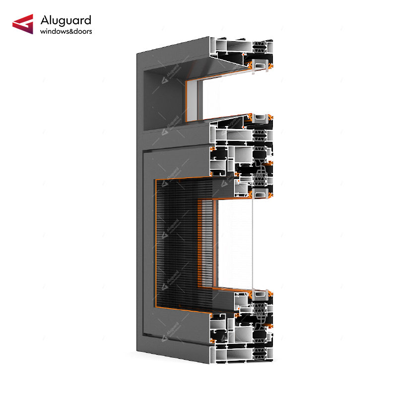 115 Customized Minimalist Aluminum Casement Window With Screen