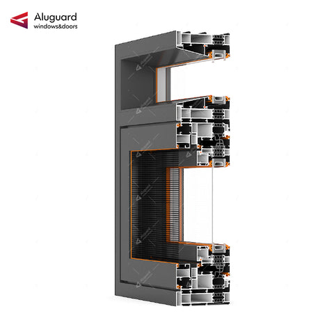 115 Customized Minimalist Aluminum Casement Window With Screen
