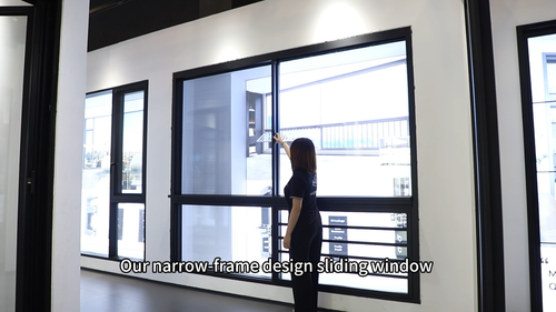 Luxury Minimalist Aluminum Sliding Window Design with Narrow Frame & Wide Viewing Area
