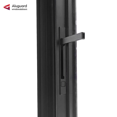 120 Customized Modern Aluminum Casement Window with Slim Frame & Large Glass Design