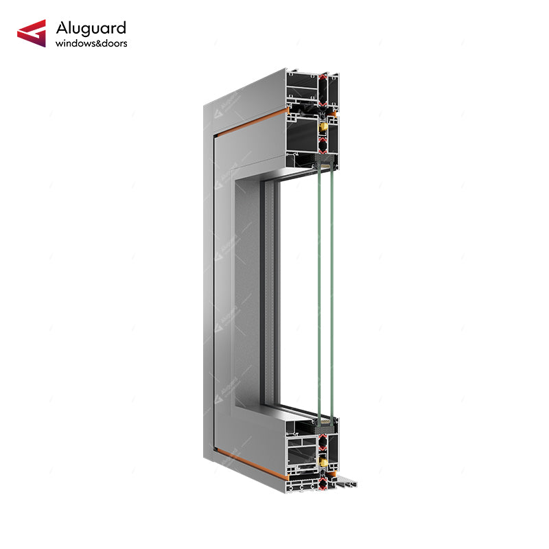 95 Customized Minimalist Aluminum Glass Patio Pivot Doors
