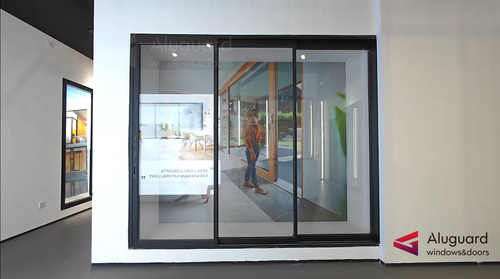 Panoramic Aluminum Sliding Glass Door for Seamless Indoor-Outdoor Living