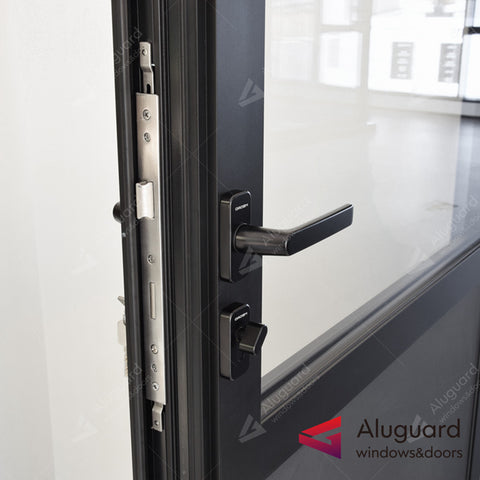 75 Customized Minimalist Aluminum Glass Patio Casement Hinged Doors