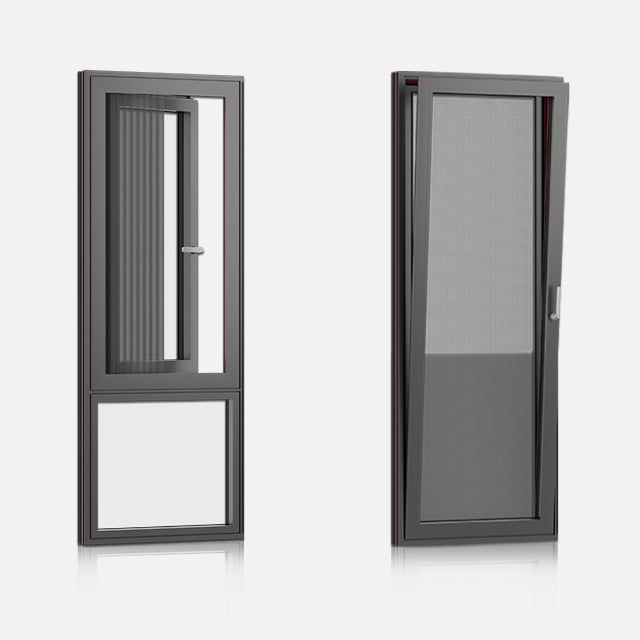 Customized Minimalist Design Outward Opening Aluminum Casement & Awnin ...