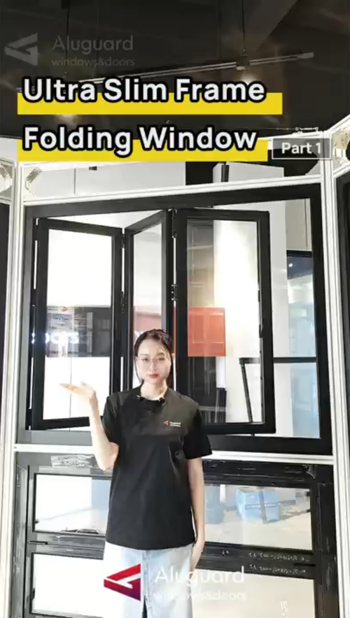 Minimalist Aluminum Folding Window – Flexible Opening Design with Expansive Views & Modern Architectural Elegance