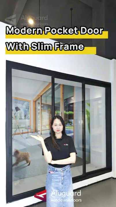 Aluminum Sliding Pocket Door – Seamless Space-Saving Design with Modern Architectural Elegance