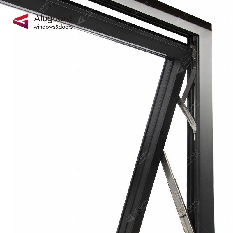 Customized Minimalist Design Outward Opening Aluminum Casement & Awnin ...