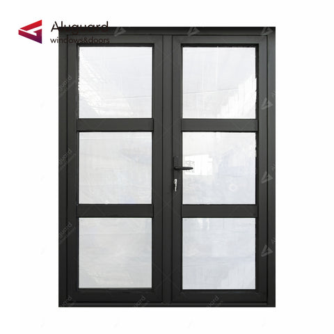 75 Customized Minimalist Aluminum Glass Patio Casement Hinged Doors