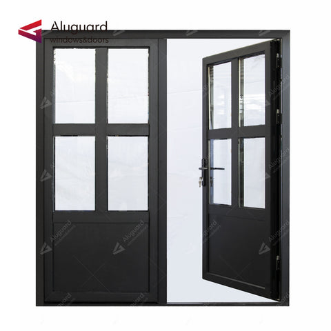 75 Customized Minimalist Aluminum Glass Patio Casement Hinged Doors